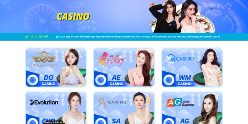 Live Casino nhà cái F8Bet